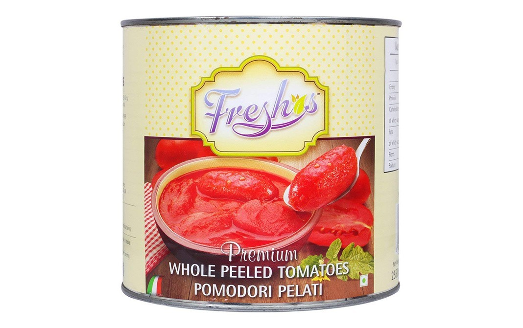 Freshos Premium Whole Peeled Tomatoes Pomodori Pelati   Tin  2550 grams
